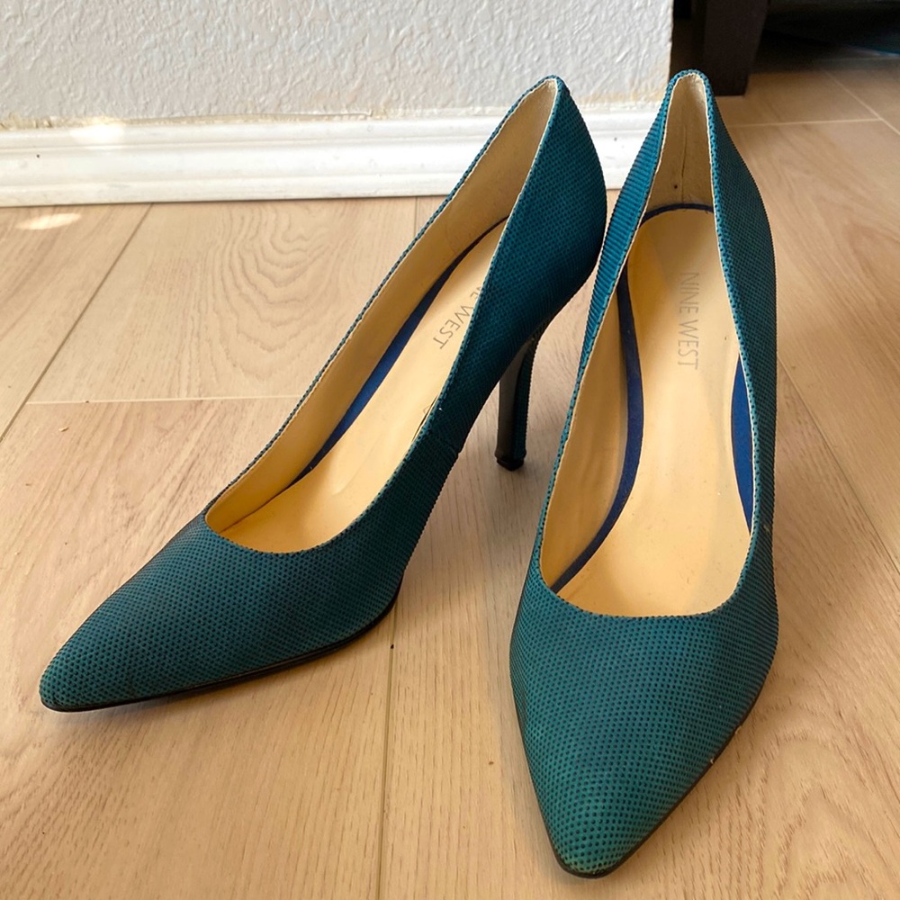 Blue heels